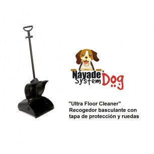 Náyade System® "Ultra Floor Cleaner" Recogedor basculante con tapa de protección y ruedas