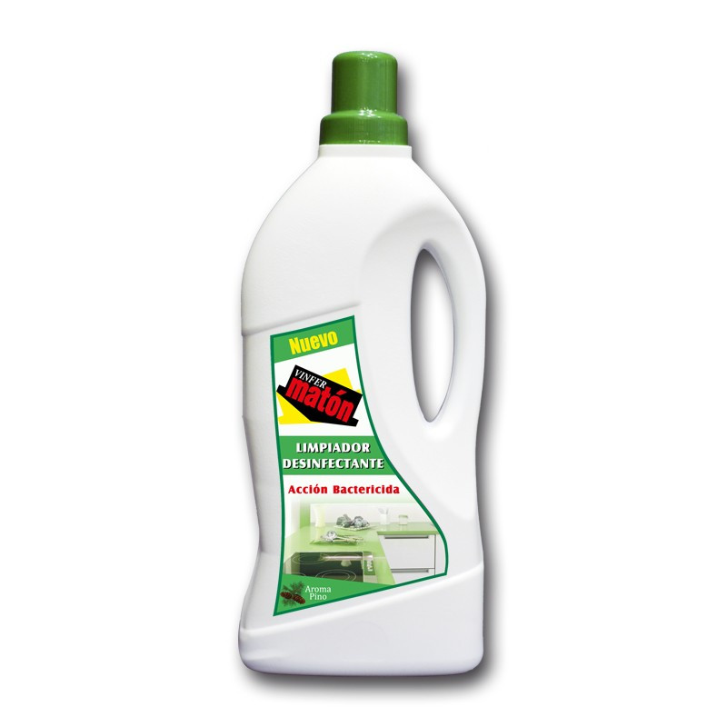 Limpiador desinfectante VINFERMATON. Con acción bactericida. Botella 1 Lt