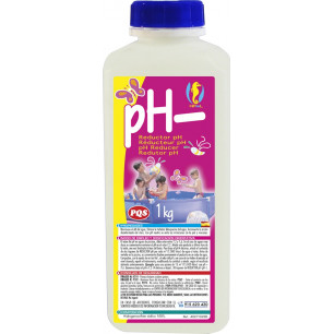 PQS Reductor pH granulado para aguas de piscinas. Bote 1 Lt.