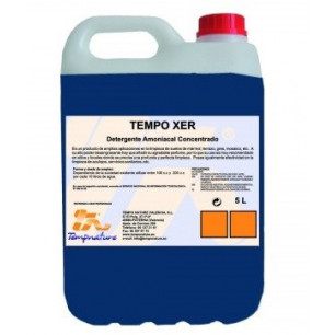 TEMPO XER 20 Lt: Gel Fregasuelos Detergente Higienizante Multiusos para limpieza tipo de suelos. Perfume brisa marina Caja 4x5Lt