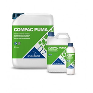 Compac-Puma: Látex multiuso gel. Aditivo impermeabilizante para morteros. Ideal para rejuntar de gresites en piscinas. 1 Litro