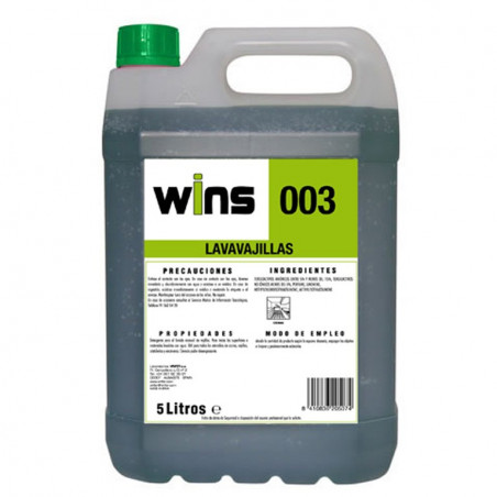 WINS. Lavavajillas Wins 003. Envase 5 Litros.