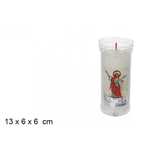 Velones / velas religiosas. Varios tamaños y santos