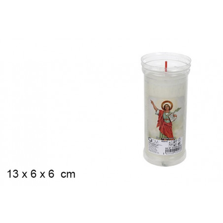 Velones / velas religiosas. Varios tamaños y santos