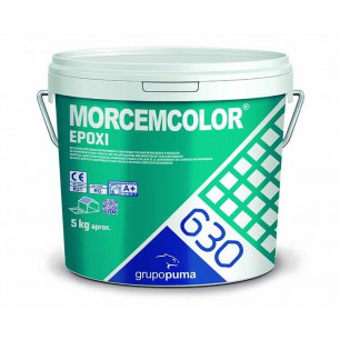 630 Morcemcolor Epoxi RG Blanco: Mortero de colocación y rejuntado epoxi bicomponente para juntas de 1 a 15 mm. Bote 5 kg