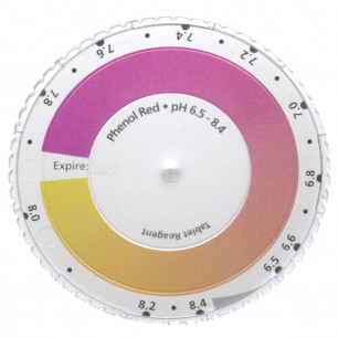 Disco colorímetro rango 0-4 ppm. Cloro libre y cloro total
