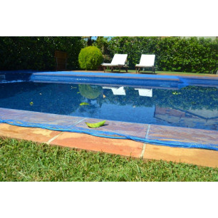 Lona cubierta para piscina formato red para evitar la caída de hojas e insectos al agua