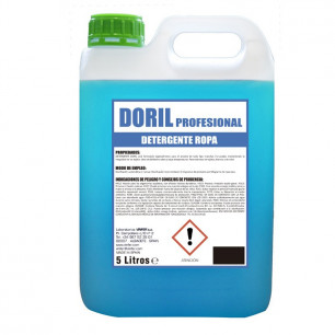 Detergente líquido DORIL profesional. Botella 5 Lt.