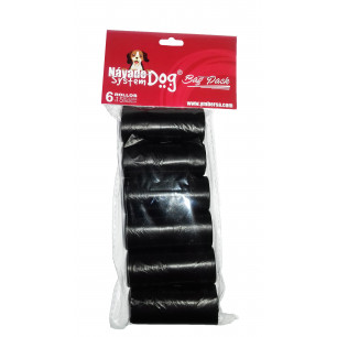 2 Huesos dispensador Nayade System® Dog Bone Pack bolsas excrementos perro + 16 rollos de recambios. Bolsas totales 240