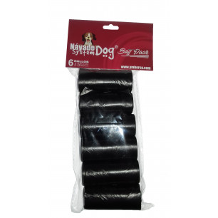 Nayade System® Dog "Bag Pack" Recambio bolsa excremento para Dispensador Hueso, 3 Packs de 6 rollos de 15 uds. Total 270 bolsas