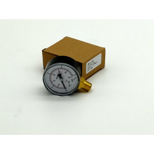 Manómetro 0-4 BAR radial D.40 mm 1/8" salida lateral