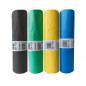 Kit reciclaje 4 rollos bolsas basura 120 Lt  85x105 colores Amarillo, Azul, Verde y Negro