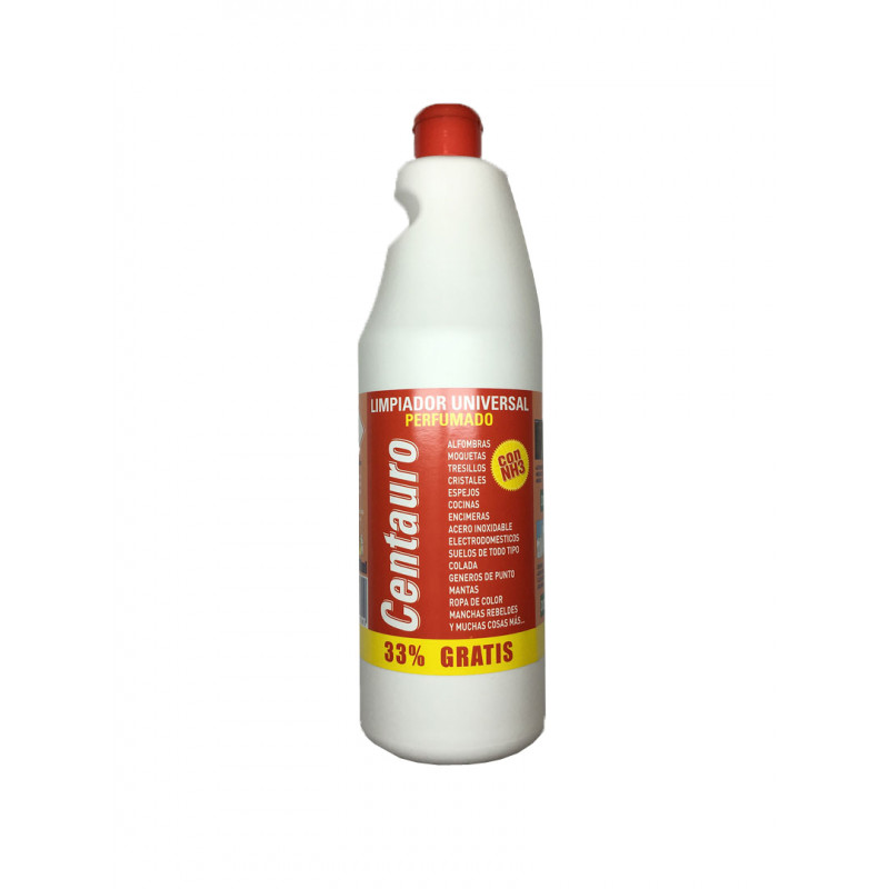 Limpiador Universal Perfumado con Amoniaco Centauro. Caja 12 botellas