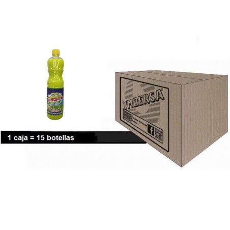 Caja 15 unidades Fregasuelos concentrado amarillo Centauro 1 Lt.
