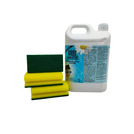 Kit limpieza línea de flotación y bordes en piscinas