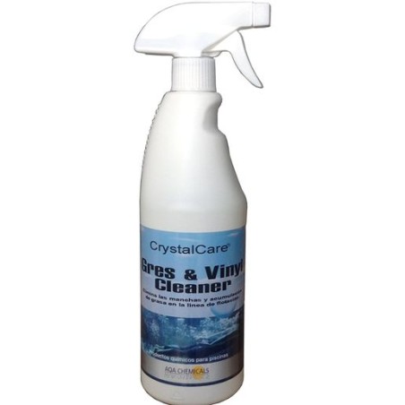 Crystal Care Gres & Vinyl Cleaner limpiador de línea de flotación en Piscinas 750 ml.