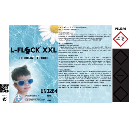 L-FLOCK® ORG Súper Coagulante Floculante Orgánico Piscinas