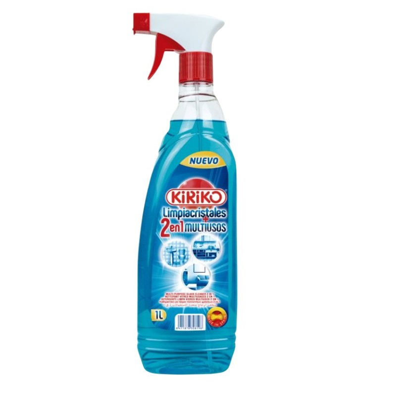 Limpiacristales multiusos 2 en 1 1Lt. Caja 12 uds Limpiacristales multiusos 2 en 1 1Lt. Caja 12 uds