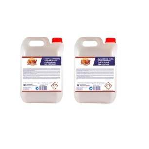 Suavizante textil concentrado con fijador de perfume 5 L. Unik. Caja 2 botellas