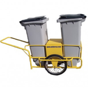 Carro de limpieza viaria 2 cubo - Street Cleaning Cart