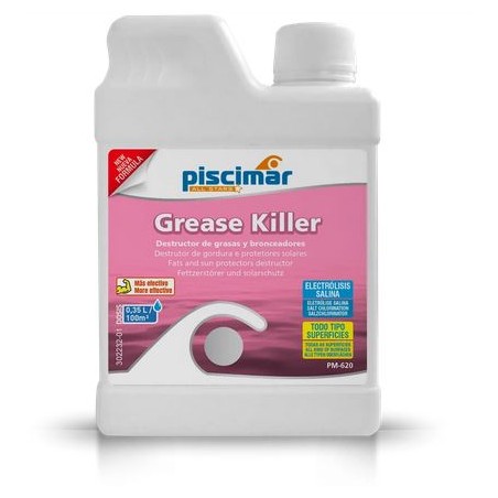 PM-620 GREASE KILLER: destructor de grasas y bronceadores. Botella 0.5 Lt