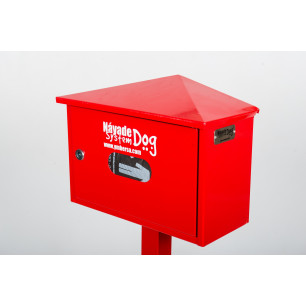 Náyade System® Dog: Dispensador exterior de bolsas para la recogida de excremento animal + regalo 500 bolsas