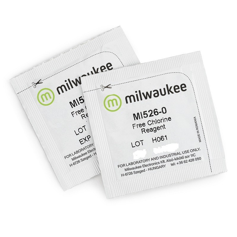 Pack 100 test reactivo cloro libre en polvo