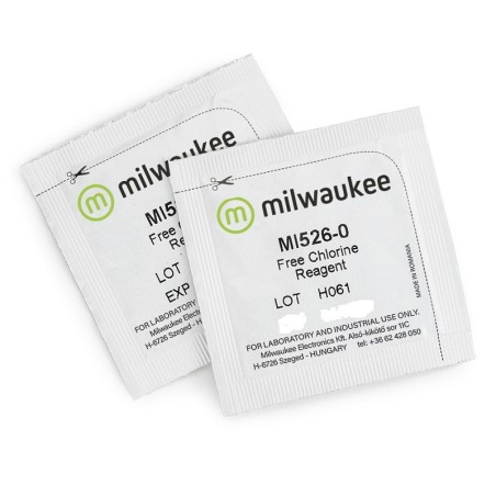 Pack 100 test reactivo cloro libre en polvo