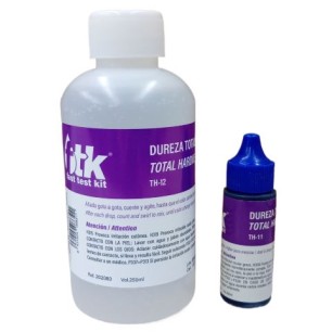 Pack recambio reactivos dureza TH11 *22ml + TH12 250ml FTK