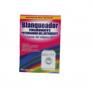 Potenciador del Detergente en Lavadoras. Blanqueante Percarbonatos. Estuche 750 gr.