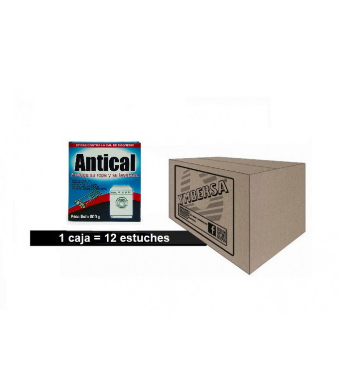 Pack 6 estuches Antical ropa y lavadora polvo. Caja 12 uds x 500 gr. Pack 6 estuches Antical ropa y lavadora polvo. Caja 12 uds x 500 gr.
