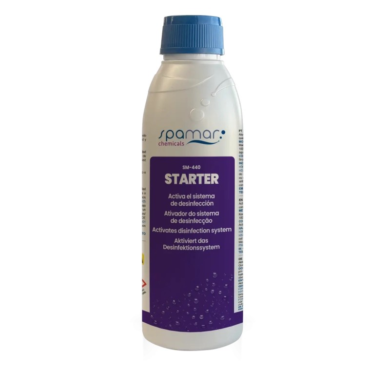 SM-440 Starter: Activador del sistema de desinfección. Botella 300 ml