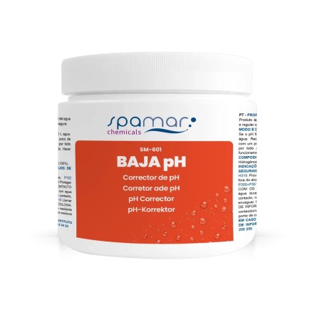 SM-601 BAJA pH - Regulador pH para el SPA. Envase 500 gr
