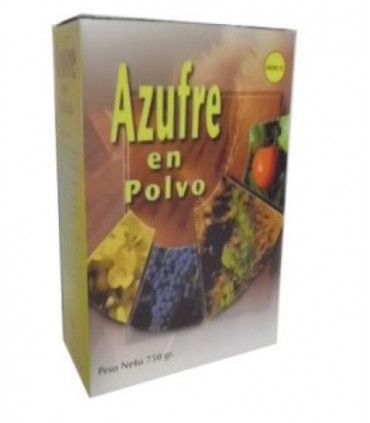 Azufre en polvo abono CE. Caja 6 uds x 750 gr.