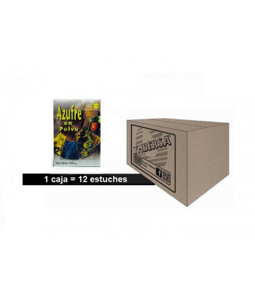 Azufre en polvo abono CE. Caja 12 uds x 750 gr.