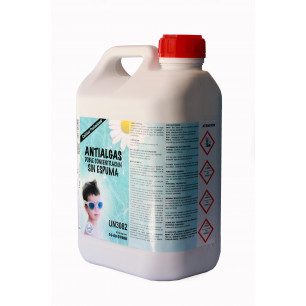 Antialgas doble concentración sin espuma. Botella 5 Lt.