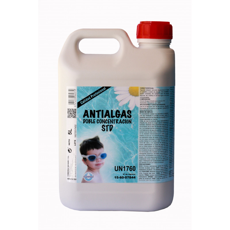 Antialgas doble concentración STD. Botella 5 Lt.